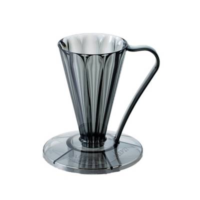 CAFEC Flower Dripper DEEP 27 (Clear-Black) - Nebo specialty coffee Roastery